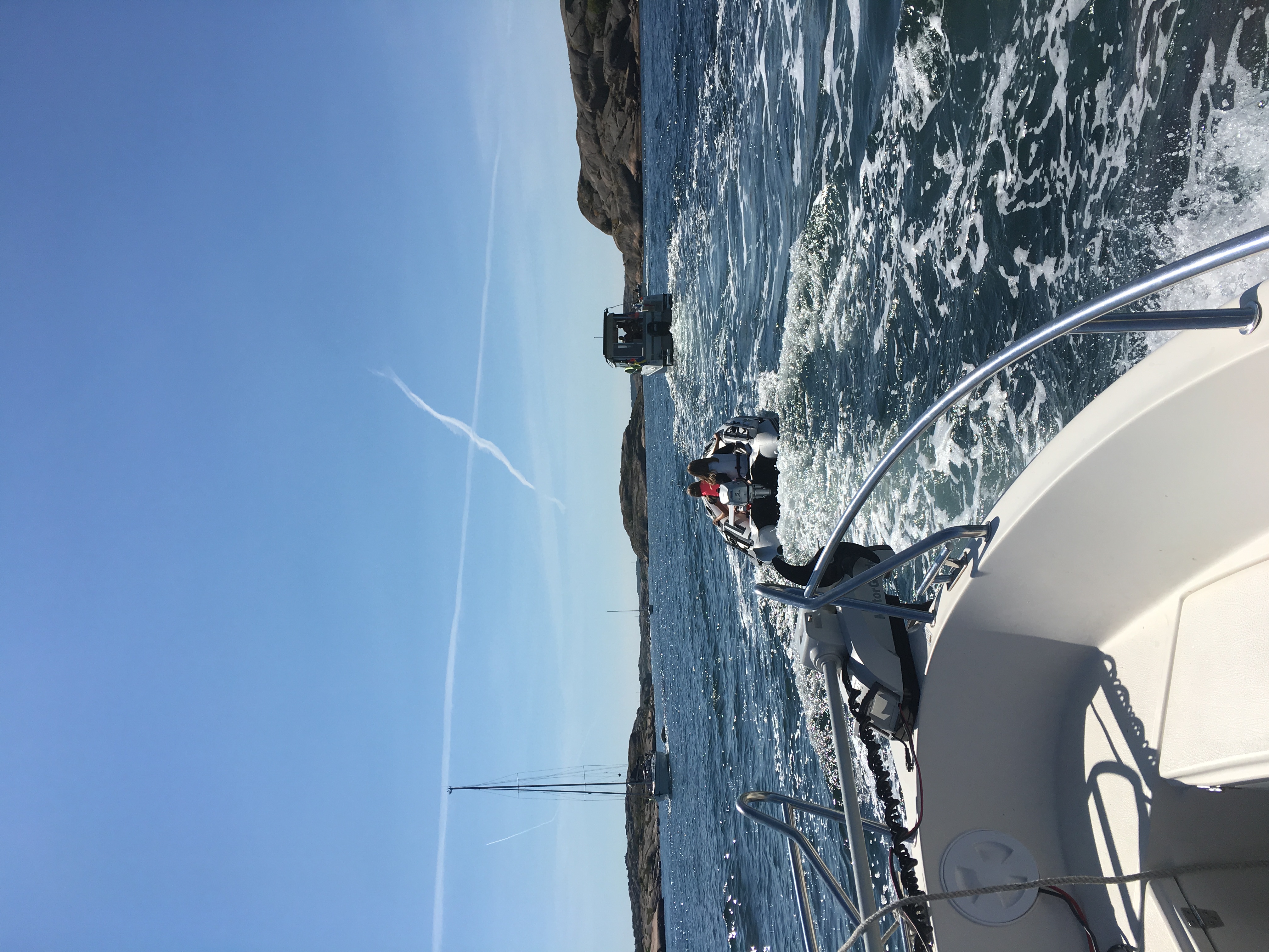 Båtar i havet i Göteborg